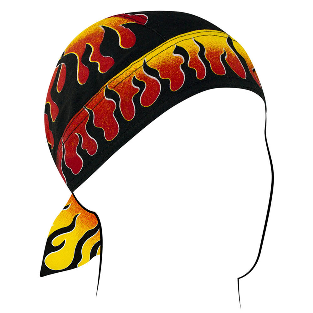 Z413 Flydanna®, Cotton, Reverse Flames-Headwraps-Daniel Smart Mfg - Retail