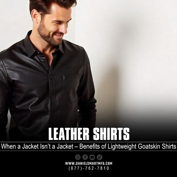 Lightweight Goatskin Leather Shirts & Their Key Benefits