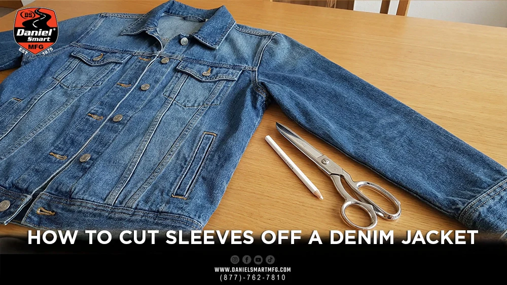 How To Cut Sleeves Off A Denim Jacket