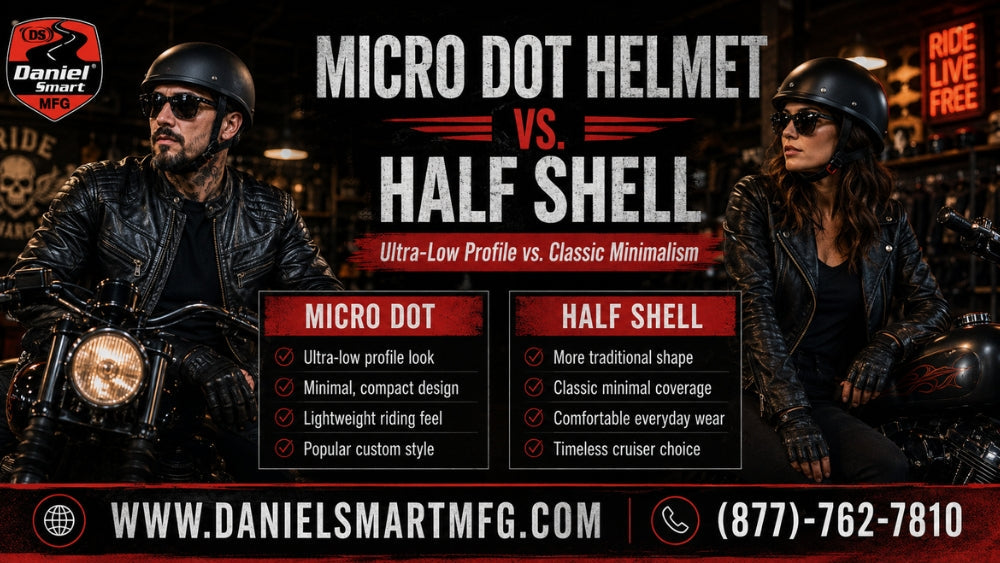 Micro DOT Helmet vs. Half Shell: Ultra-Low Profile vs. Classic Minimalism