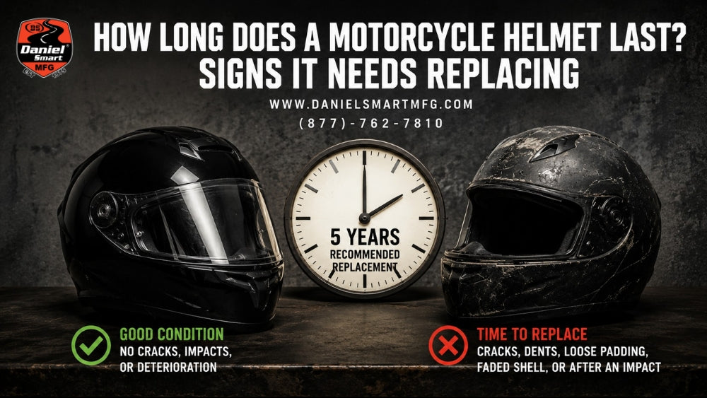 How Long Does a Motorcycle Helmet Last? Signs It Needs Replacing