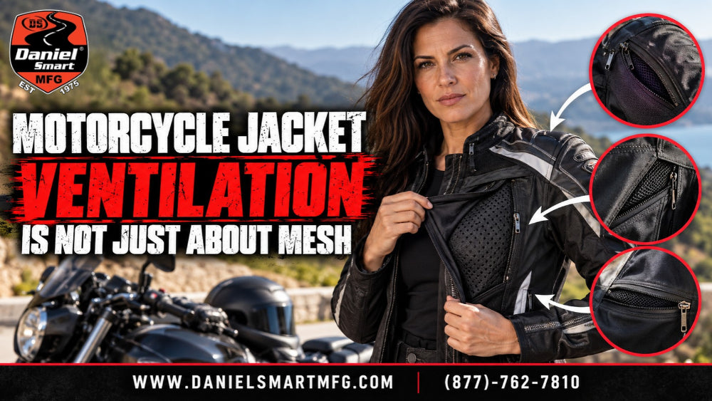 Motorcycle Jacket Ventilation Is Not Just About Mesh