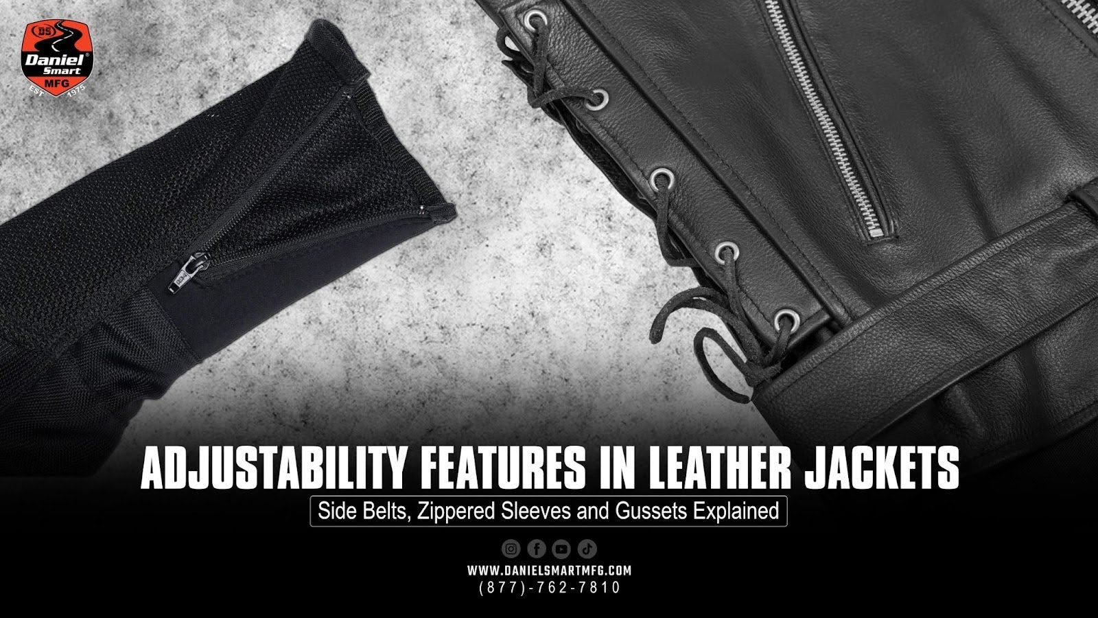 Adjustability Features in leather jackets: Side Belts, Zippered Sleeves and Gussets Explained