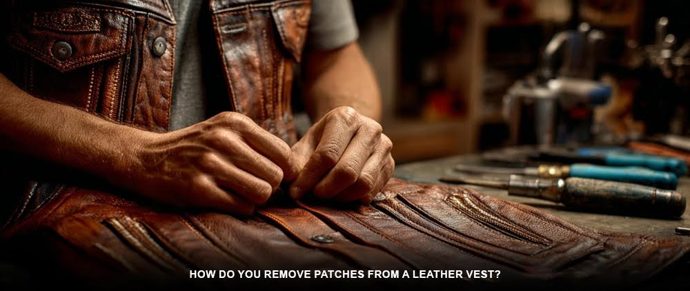 How Do You Remove Patches from a Leather Vest?