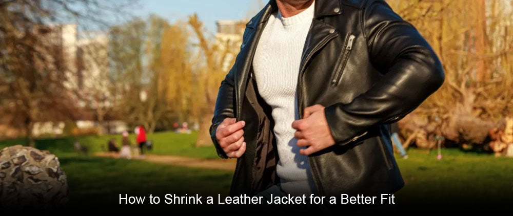 How to Shrink a Leather Jacket for a Better Fit: