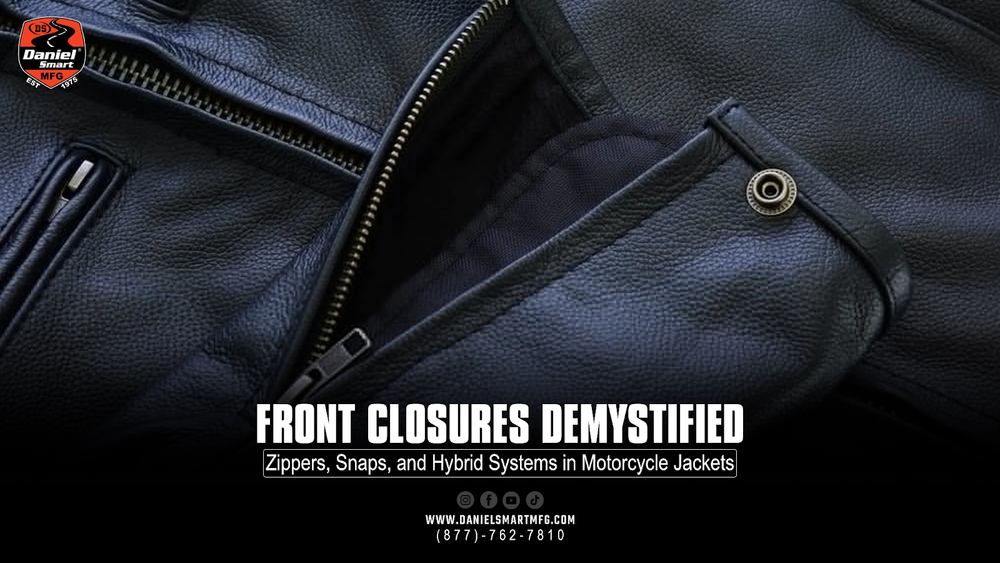 Zipper, Snaps & Hybrid Systems in Motorcycle Jackets |Riders