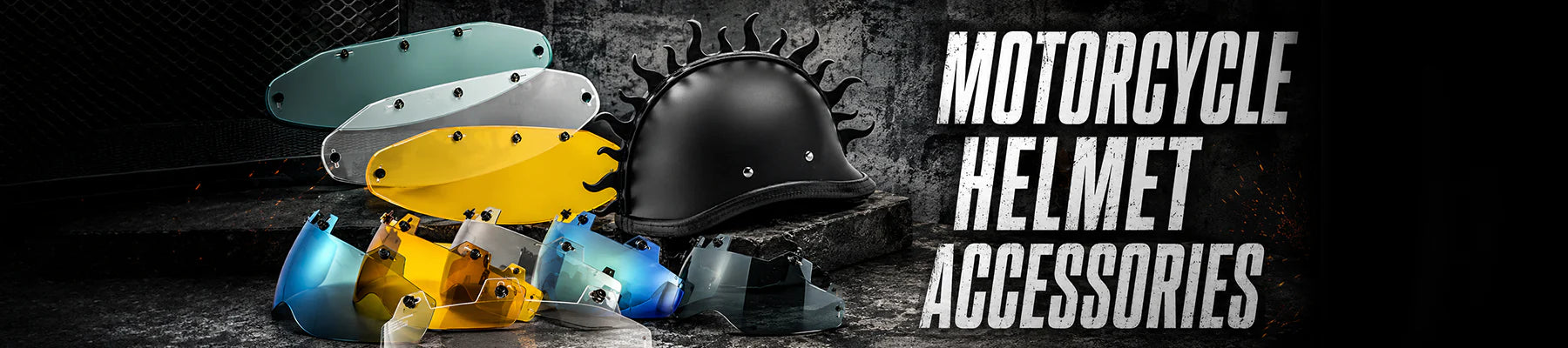 Motorcycle Helmet Accessories – Visor, Buckle & More Parts
