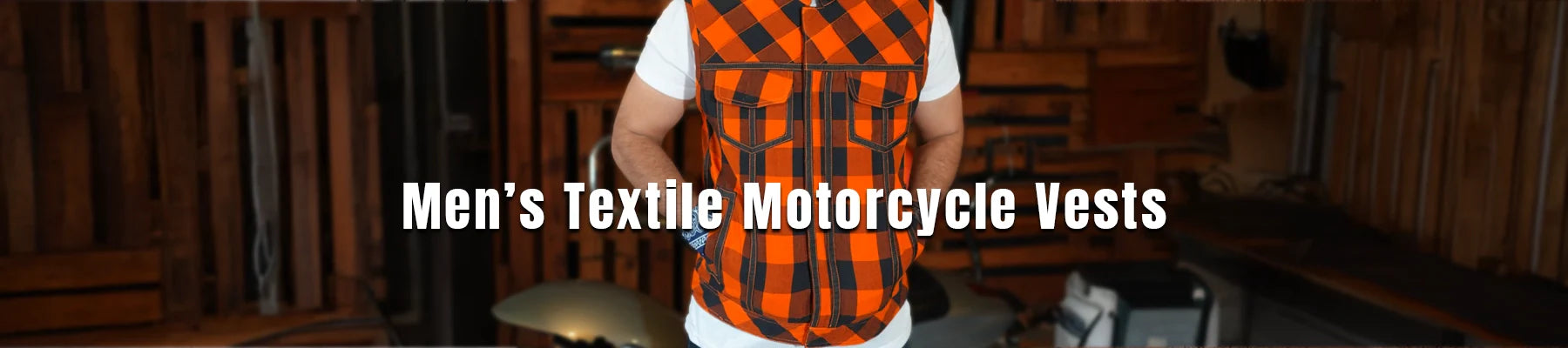 Men's Textile Motorcycle Vests