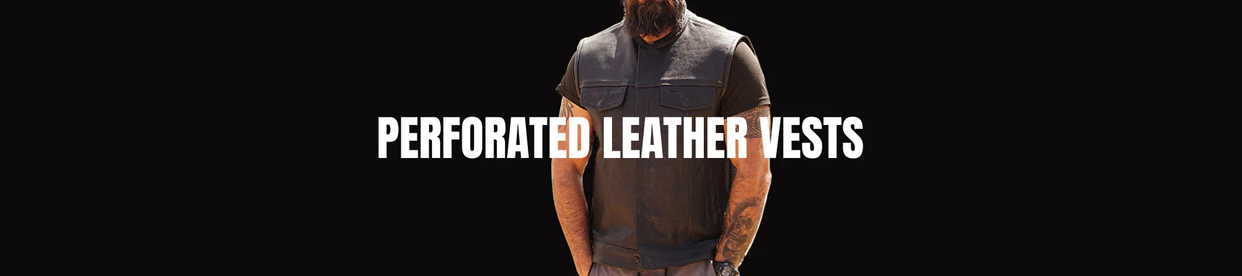 Perforated Leather Vests