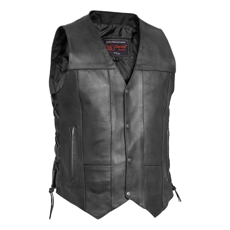Stashon - Men's Motorcycle Leather Vest