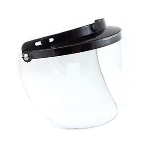 02-205 3 Snap Flip Shield - Hard Coated Clear-Helmet Accessories-Daniel Smart Mfg - Retail