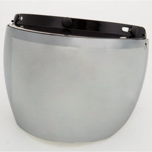 02-211 3 Snap Flip Shield - Hard Coated Silver Mirror-Helmet Accessories-Daniel Smart Mfg - Retail