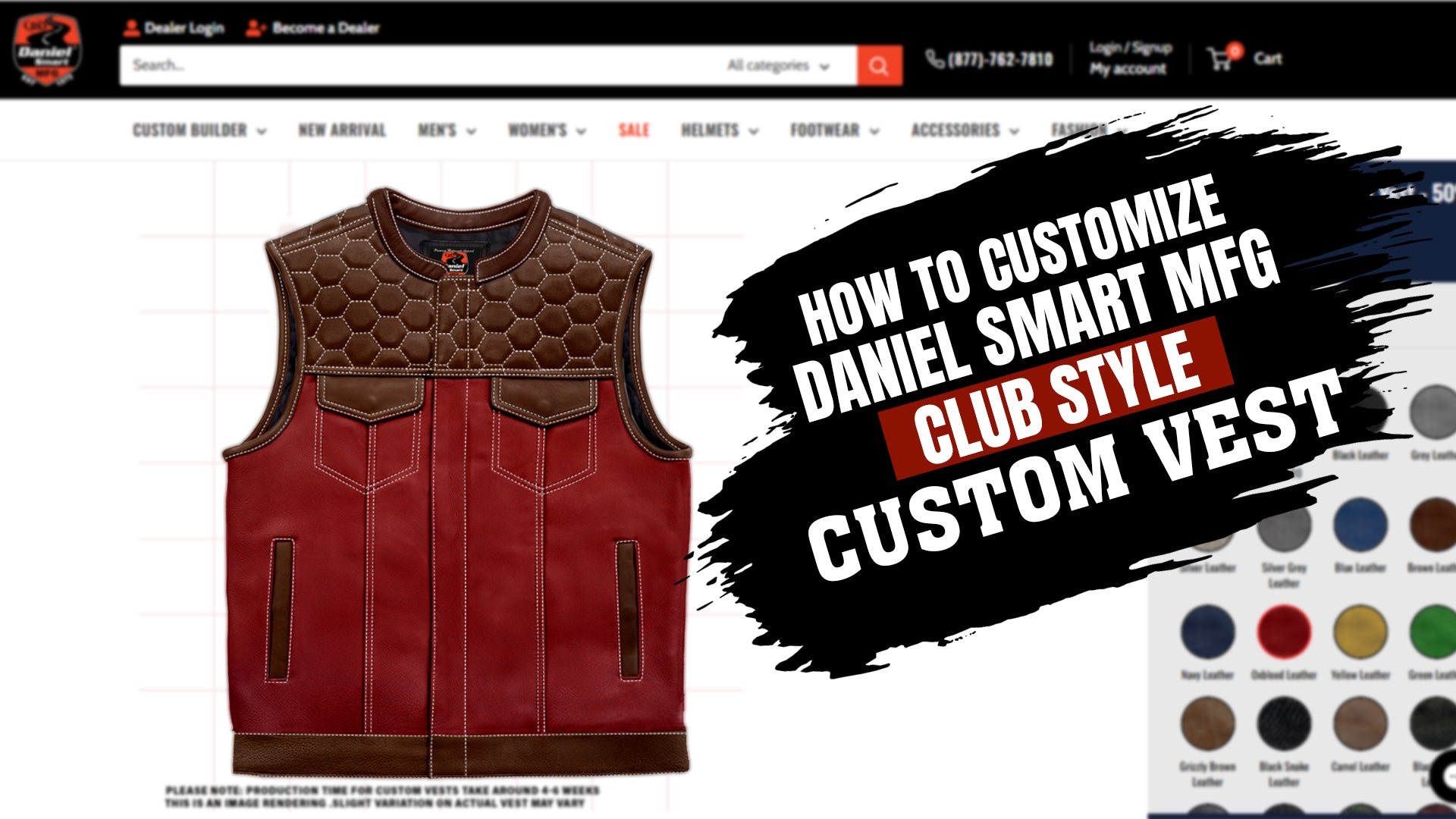 Custom Motorcycle Vest