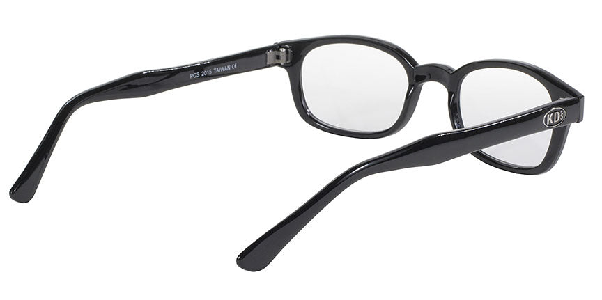 1015 X - KD'S BLK FRAME/CLEAR LENS-Daniel Smart Mfg - Retail