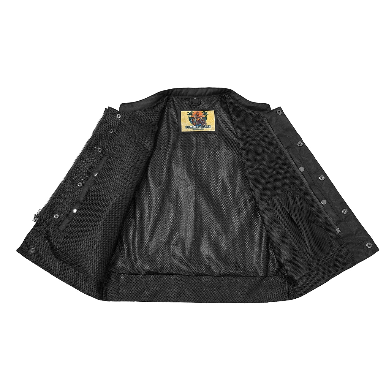 Lowside Summer Spark Men’s Motorcycle Mesh Vest Daniel Smart Manufacturing