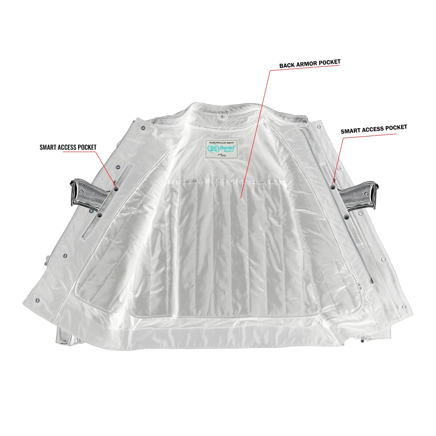 Blaze Runner™ Men's Leather Motorcycle Jacket