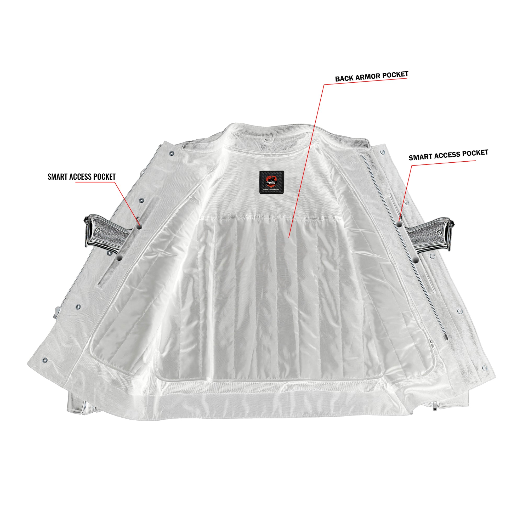 Blaze Runner™ Men's Leather Motorcycle Jacket