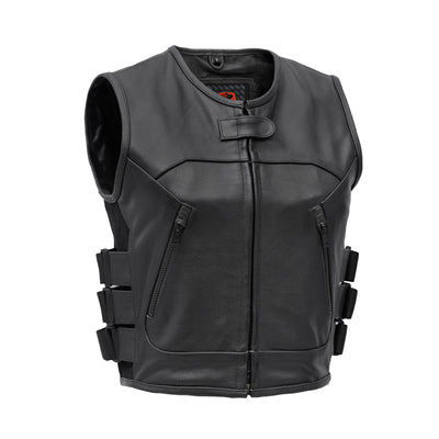 Stealth Women's Leather Motorcycle Vest