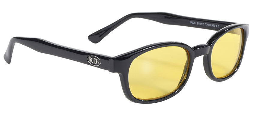 20112 KDs Blk Frame/Yellow Lens-Sunglasses-Daniel Smart Mfg - Retail