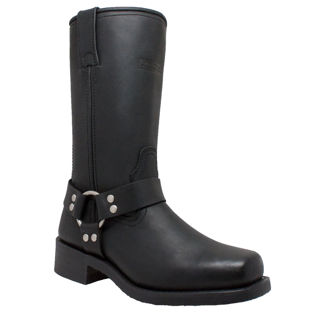 2442 Women's Harness Boot-Black-Daniel Smart Mfg - Retail