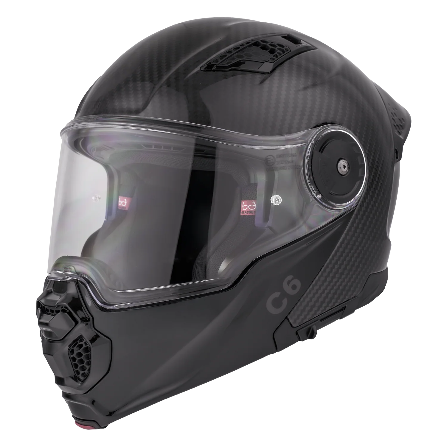 D.O.T. & ECE Daytona C6- Grey Carbon Fiber