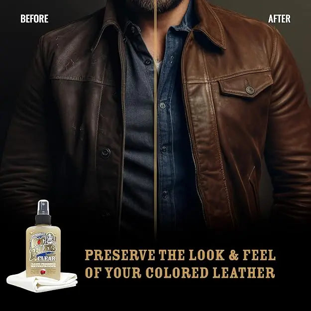 DOC BAILEY'S LEATHER CLEAR, CLEAN, CONDITION & WATERPROOF ALL LEATHER COLORS