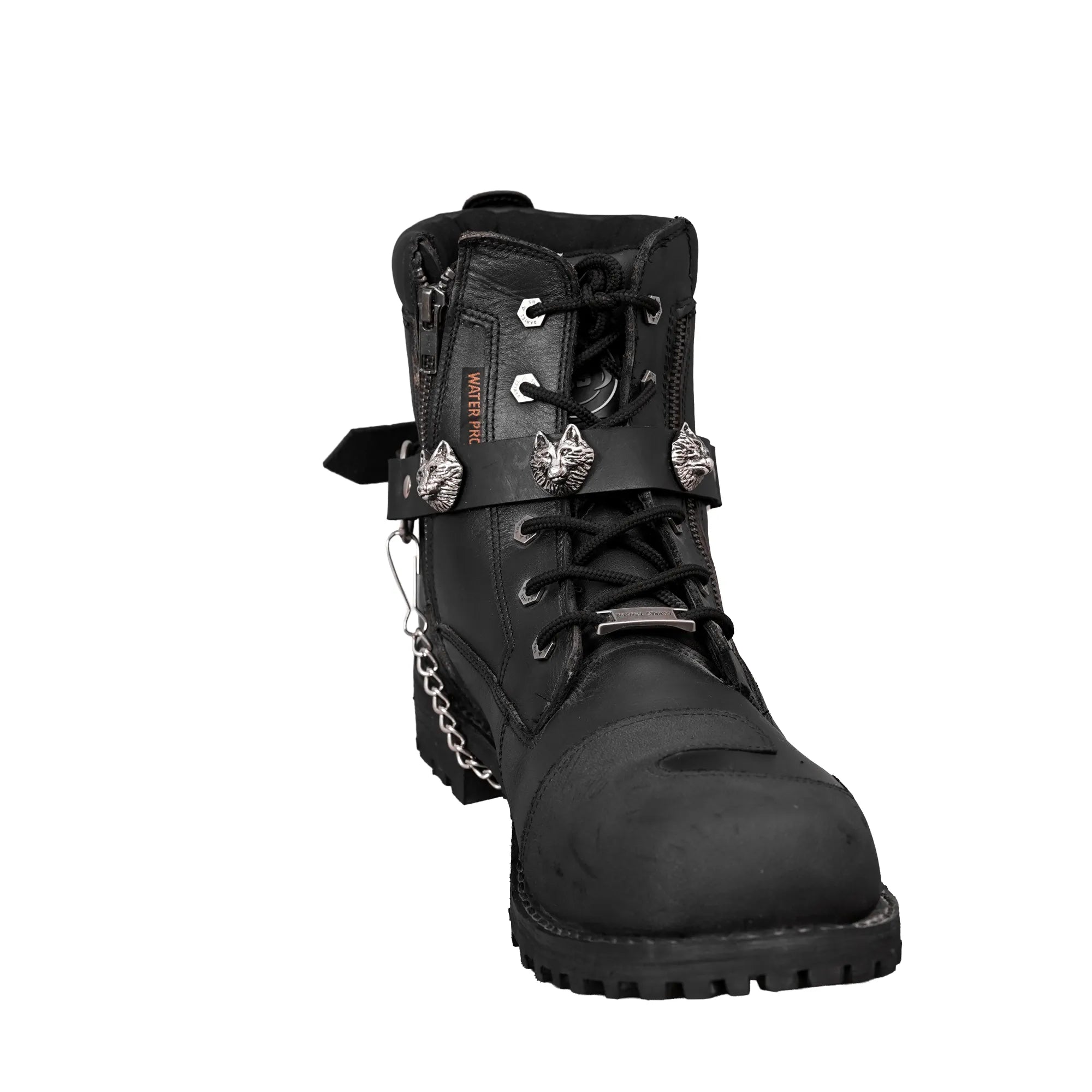 Boot Chain - Silver Wolf Star