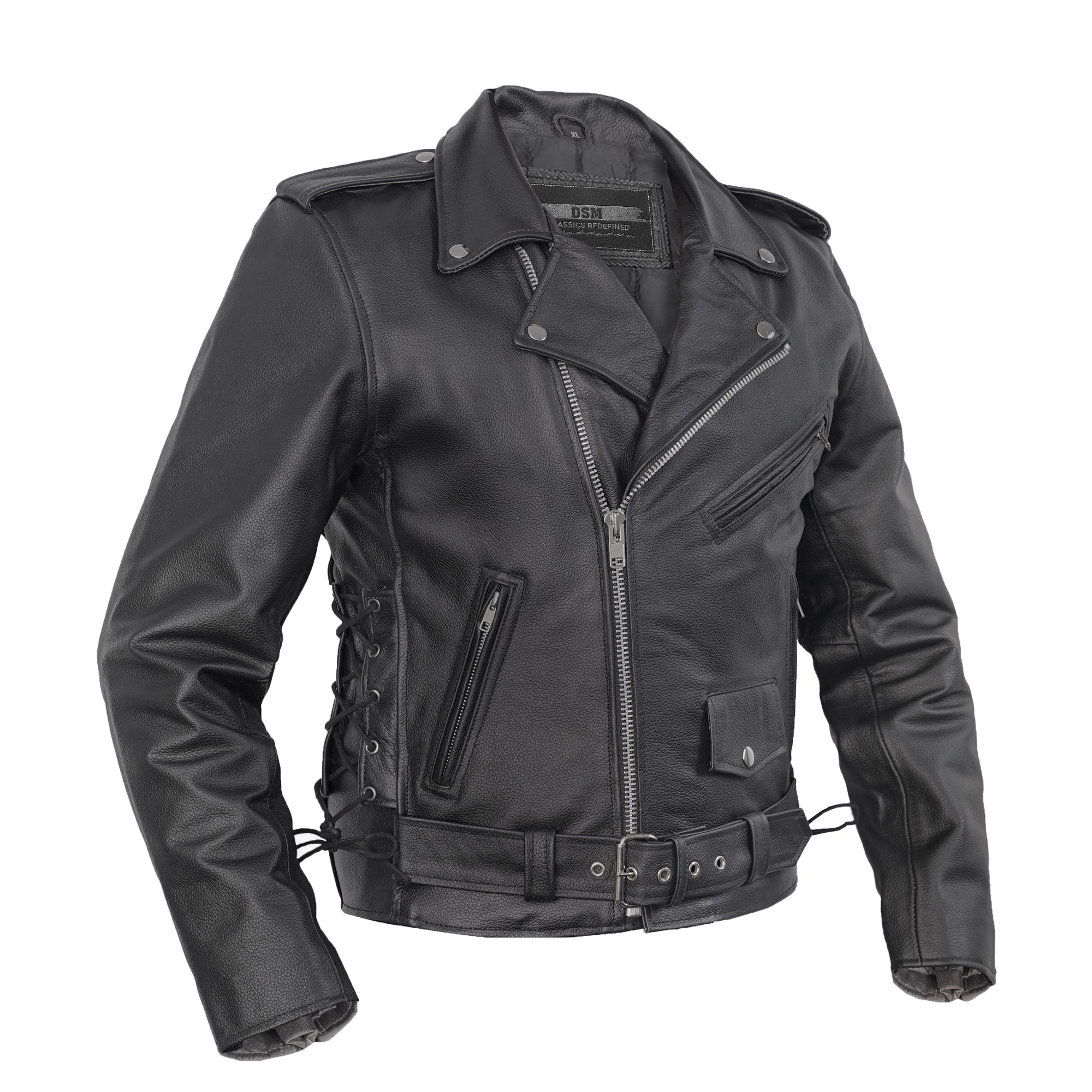 Magno™ Men's Leather Motorcycle Jacket