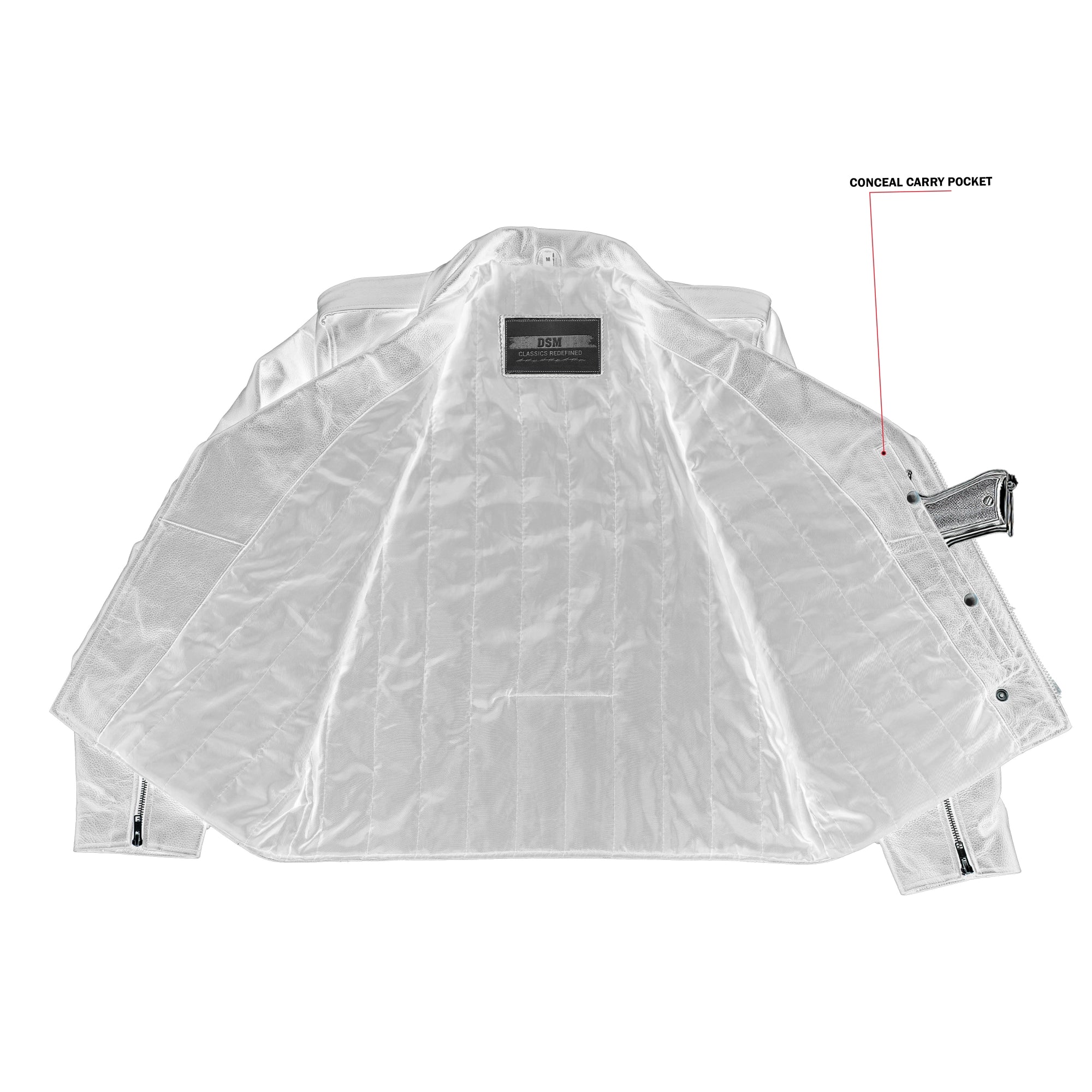 Vintara™ Men's Leather Motorcycle Jacket