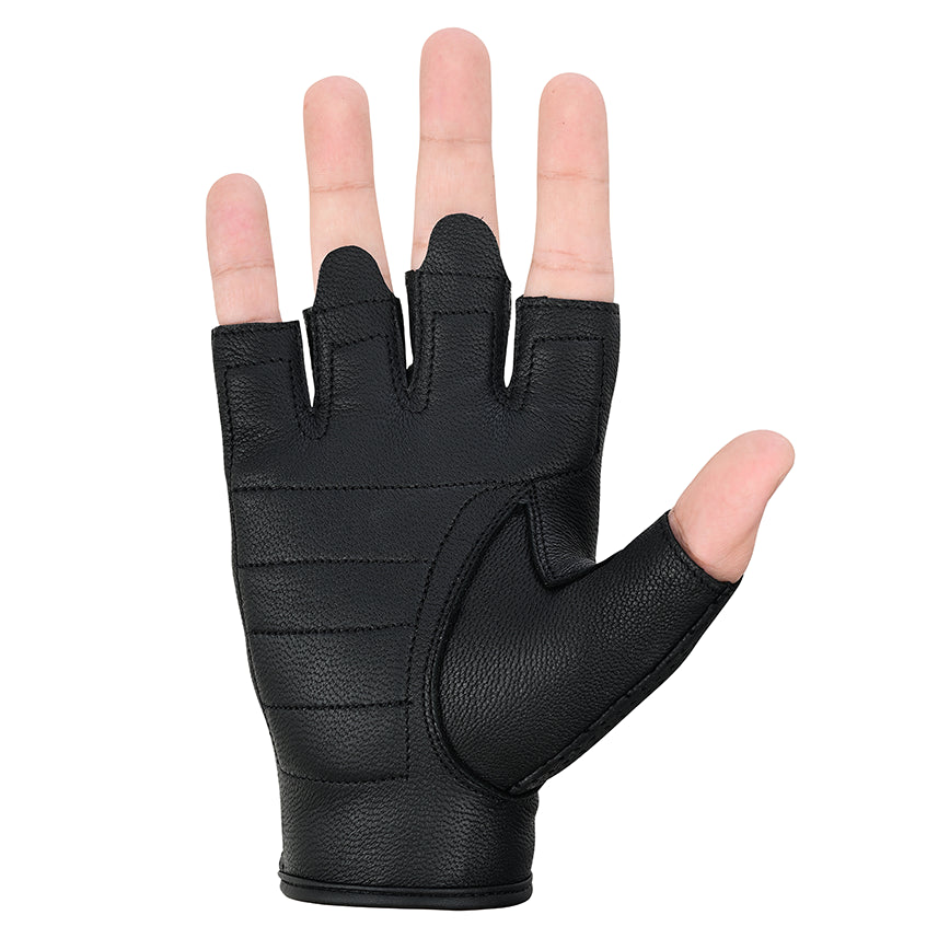 DS14 Perforated Fingerless Glove