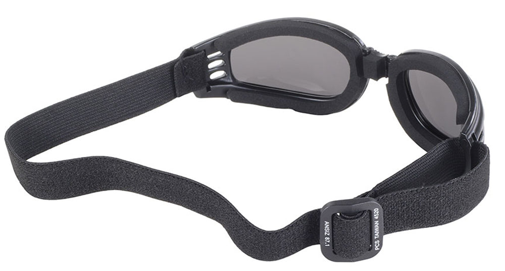 4520 Nomad Goggle Black Frame- Smoke Lens-Daniel Smart Mfg - Retail