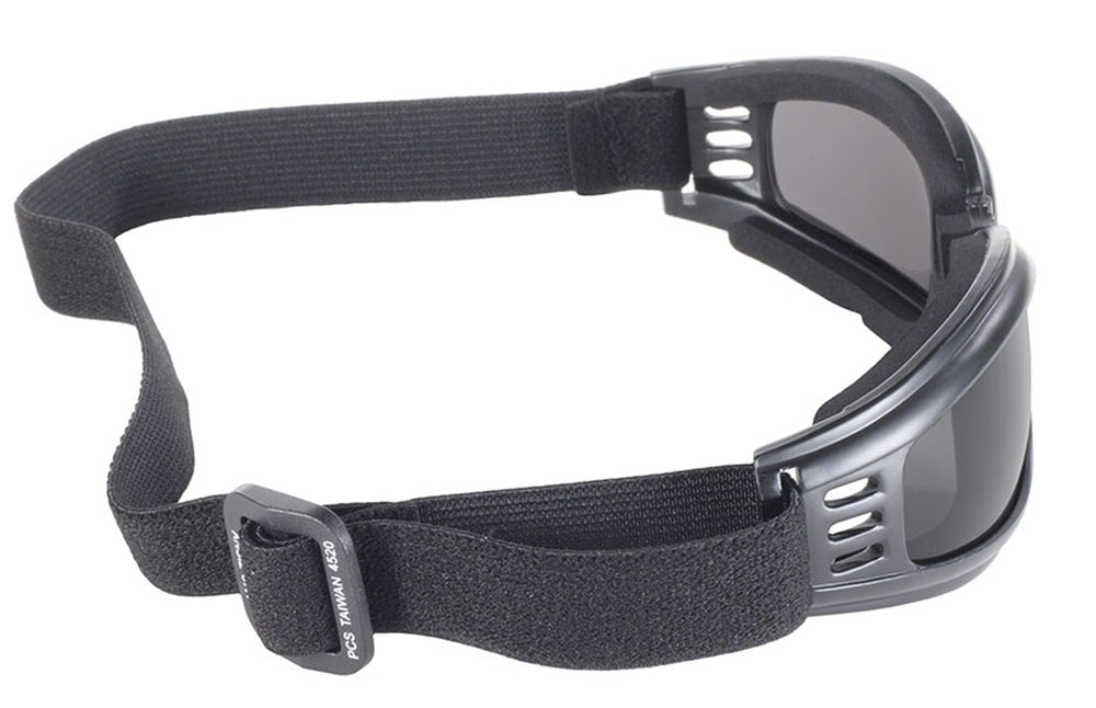 4520 Nomad Goggle Black Frame- Smoke Lens-Daniel Smart Mfg - Retail