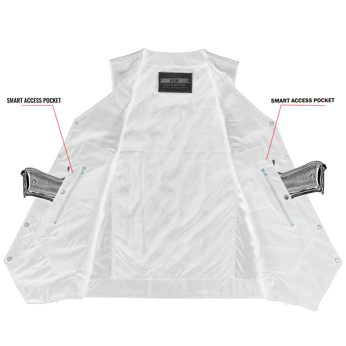 Diablo Men's Motorcycle Leather Vest