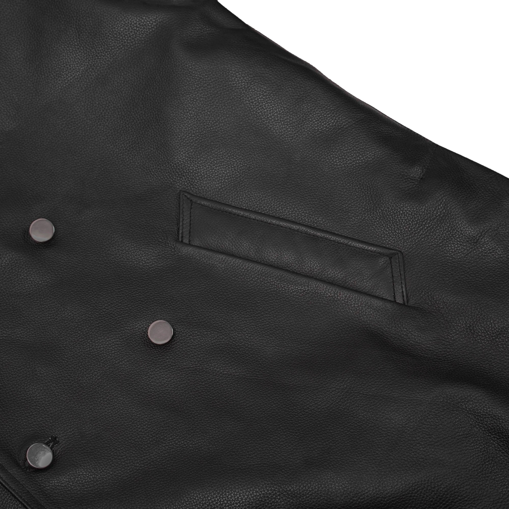 High Badge Men’s Leather Motorcycle Jacket