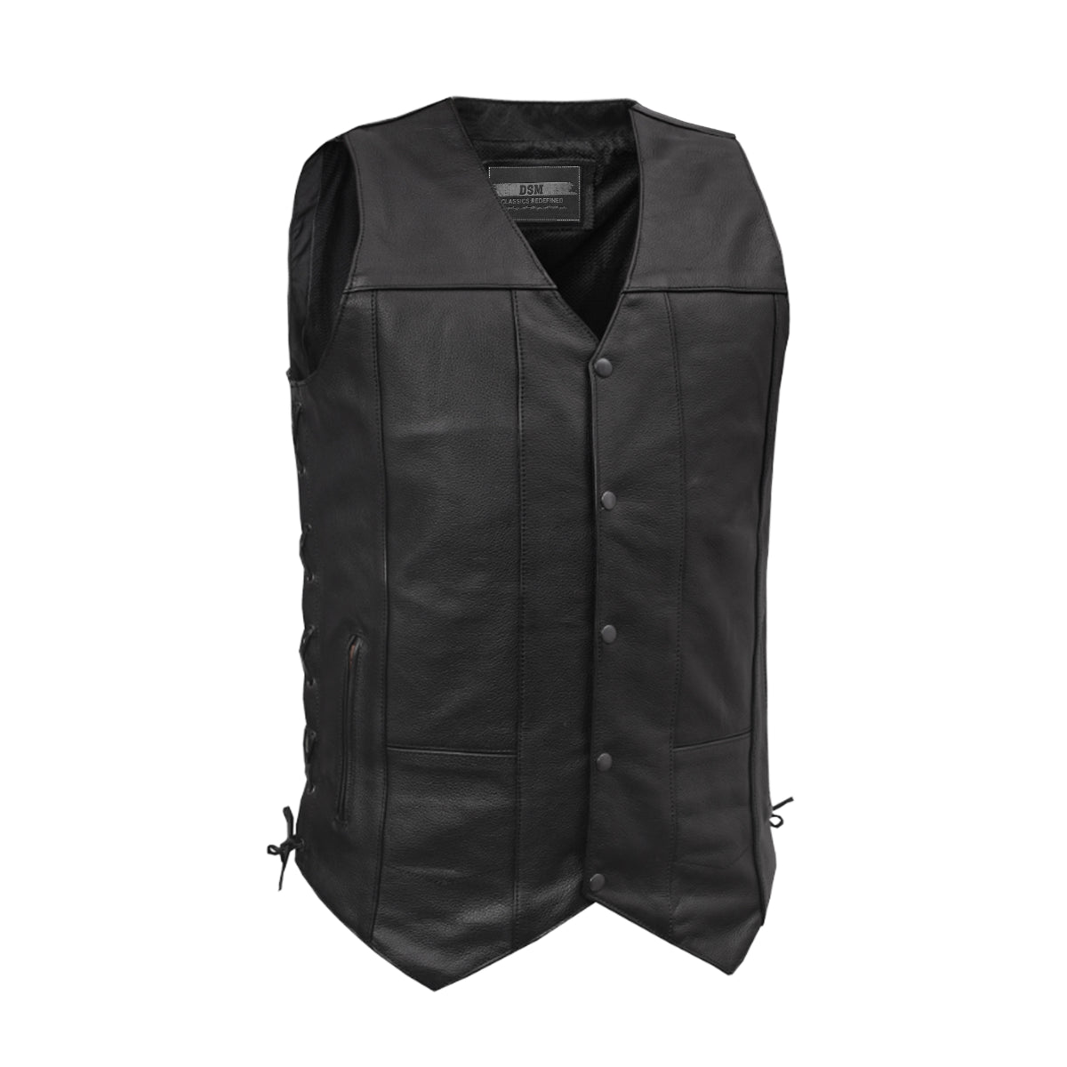 Diablo Men's Motorcycle Leather Vest