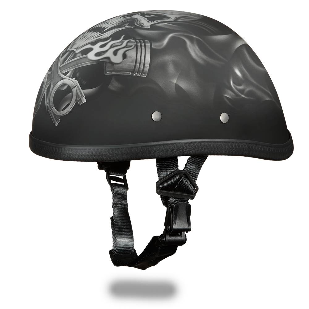 eagle design motorcycle helmet Eagle- W/ Pistons Skull XL