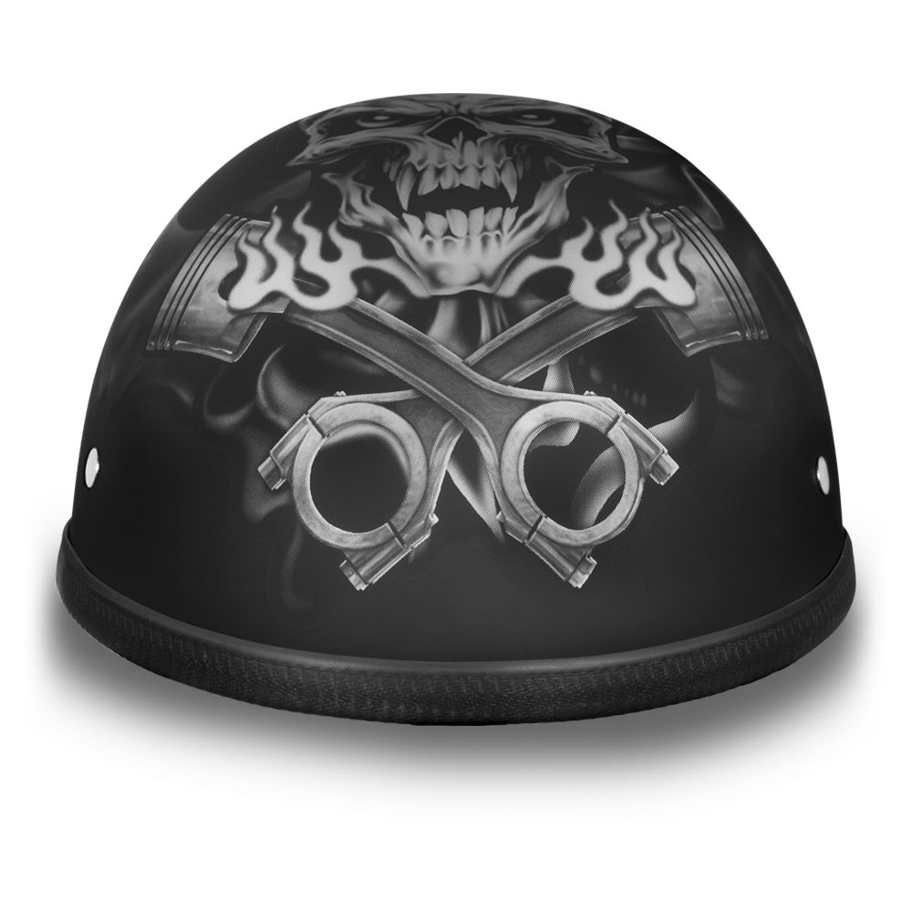 6002PS EAGLE- W/ PISTONS SKULL Non-DOT-Eagle Novelty-Daniel Smart Mfg - Retail