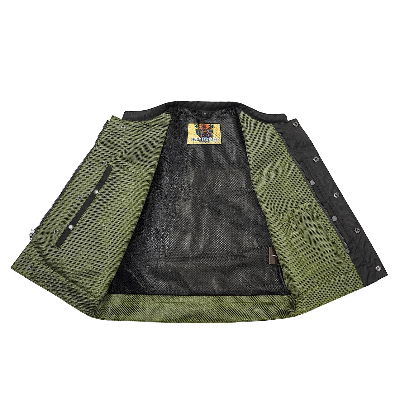 Lowside Summer Spark Men’s Motorcycle Mesh Vest Daniel Smart Manufacturing