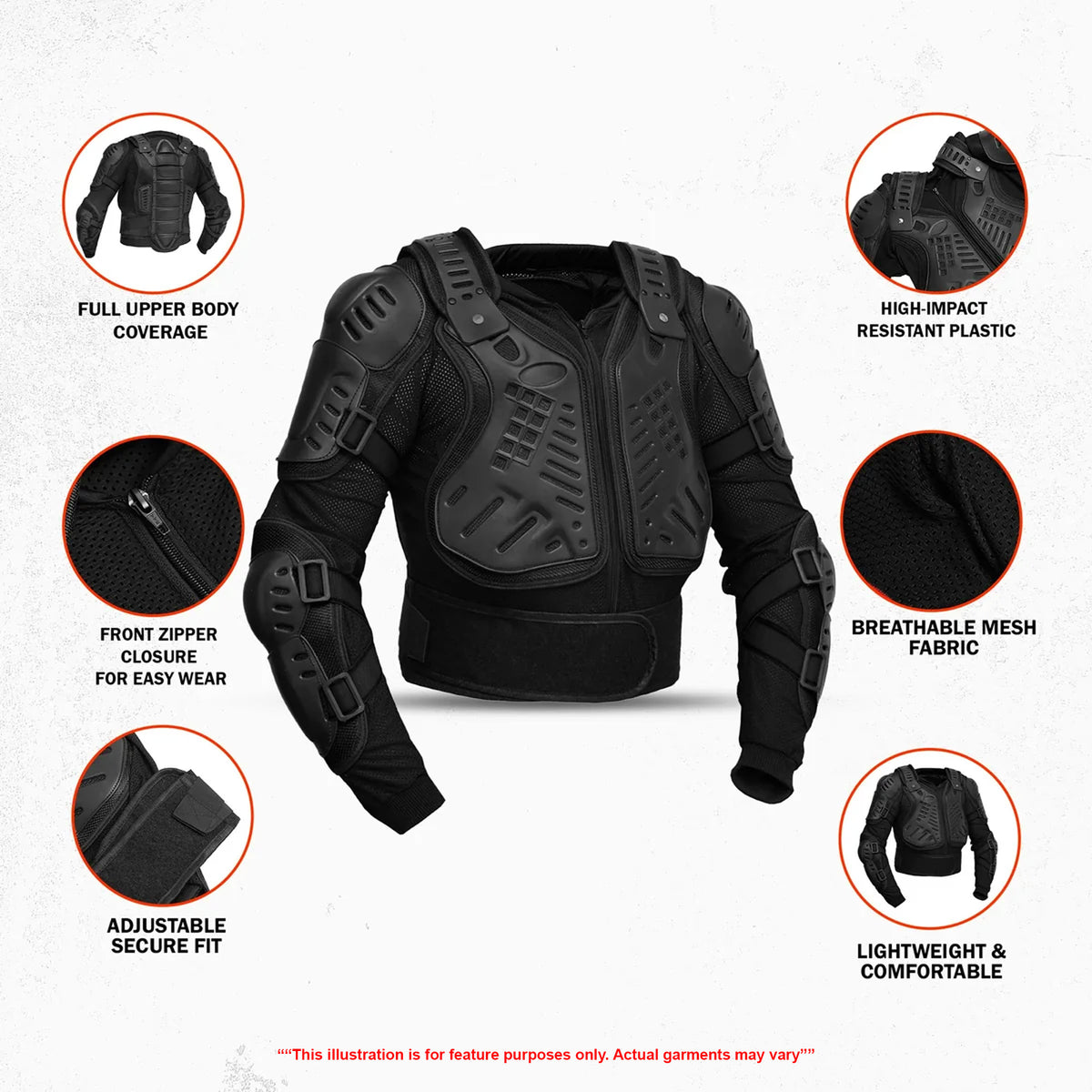 Motorcycle Full Body Armor - CE-2 Level