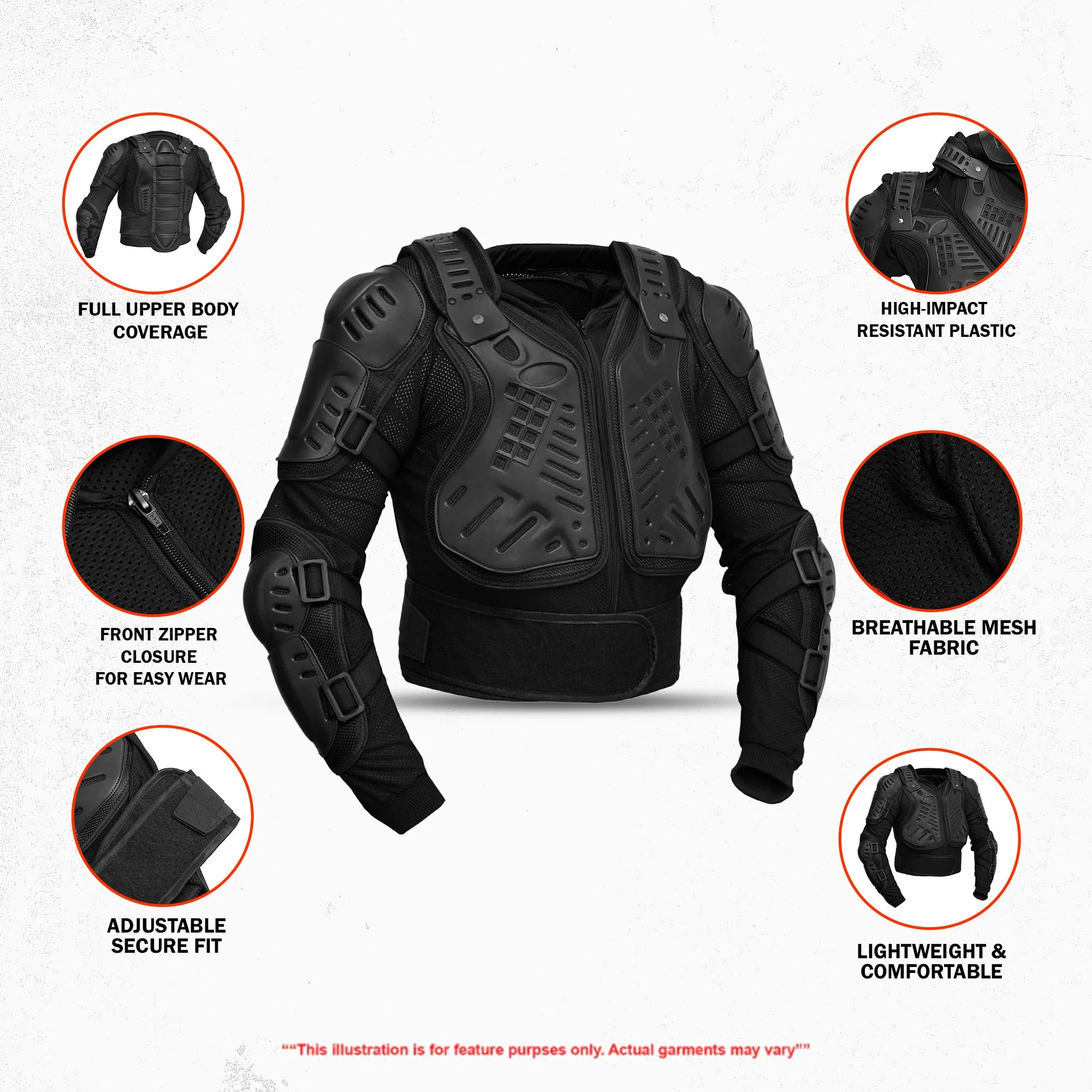 Motorcycle Full Body Armor - CE-2 Level