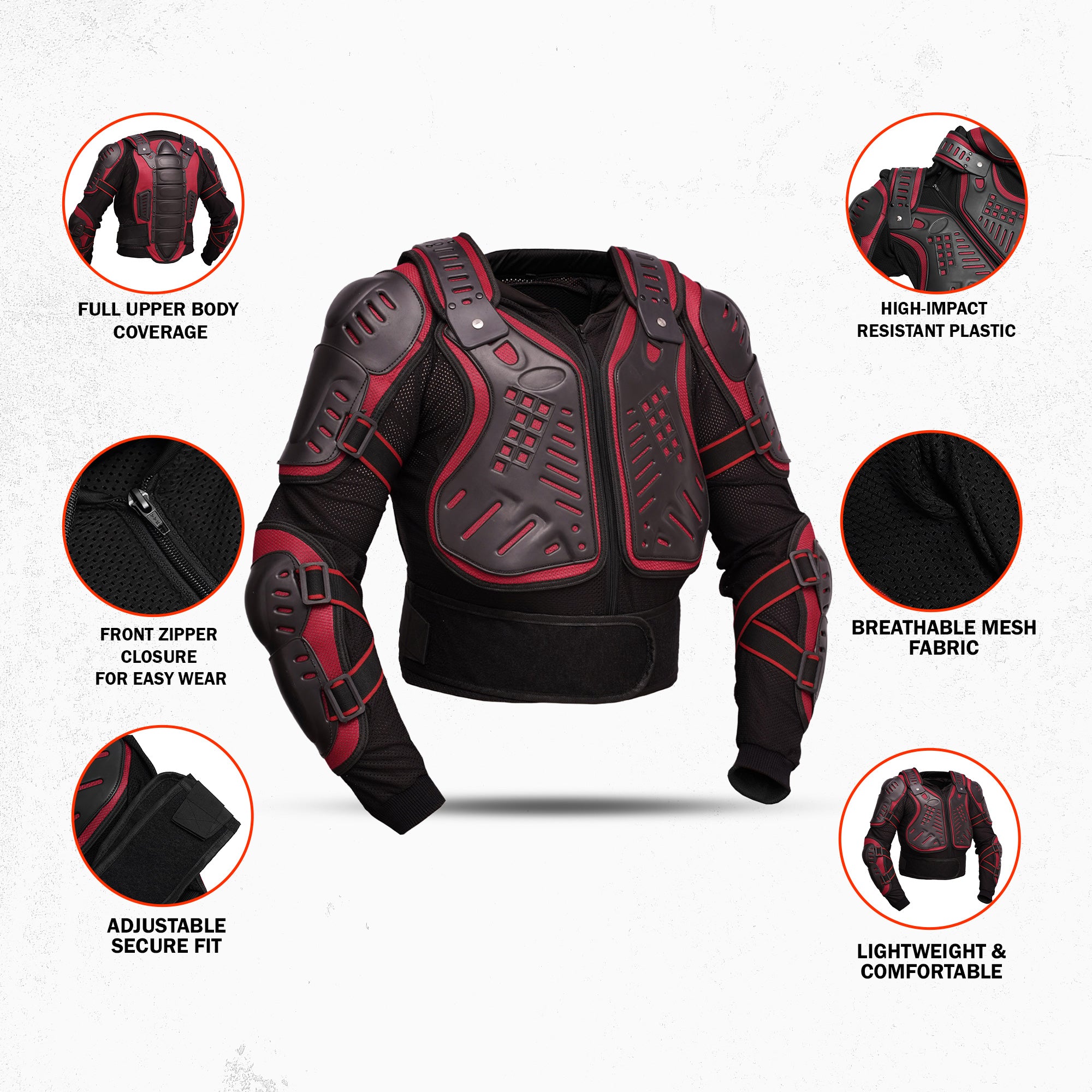 Motorcycle Full Body Armor - CE-2 Level