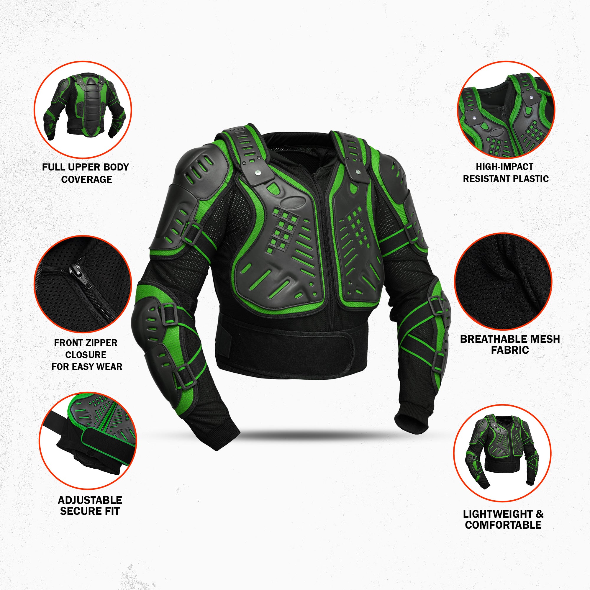 Motorcycle Full Body Armor - CE-2 Level