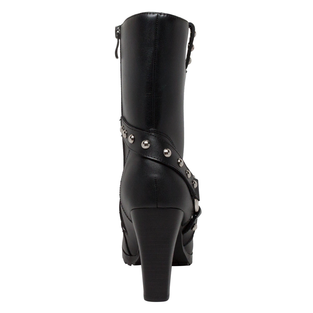 8546 Women's Heeled Boot w/Studs-Daniel Smart Mfg - Retail