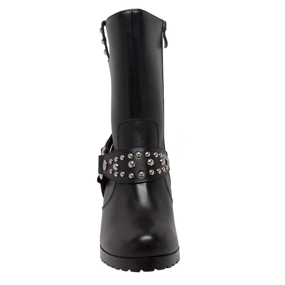 8546 Women's Heeled Boot w/Studs-Daniel Smart Mfg - Retail