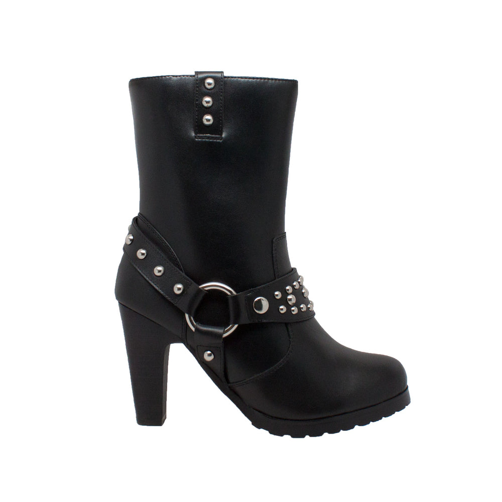 8546 Women's Heeled Boot w/Studs-Daniel Smart Mfg - Retail