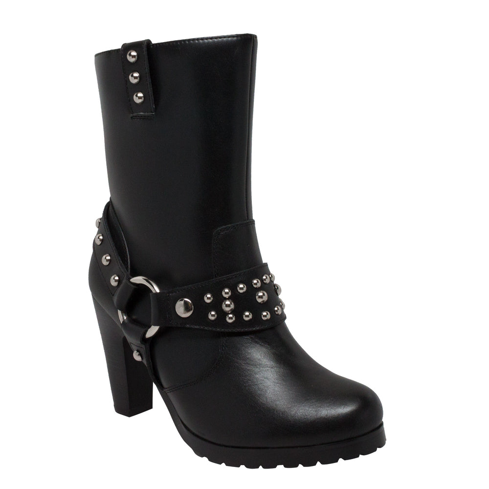 8546 Women's Heeled Boot w/Studs-Daniel Smart Mfg - Retail