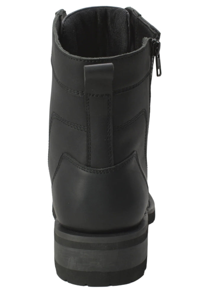 8650 Women's Zipper Biker Boot-Daniel Smart Mfg - Retail