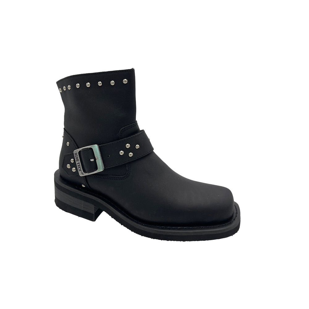 8811M Women's 8" Heeled Buckle Biker Boot-Daniel Smart Mfg - Retail