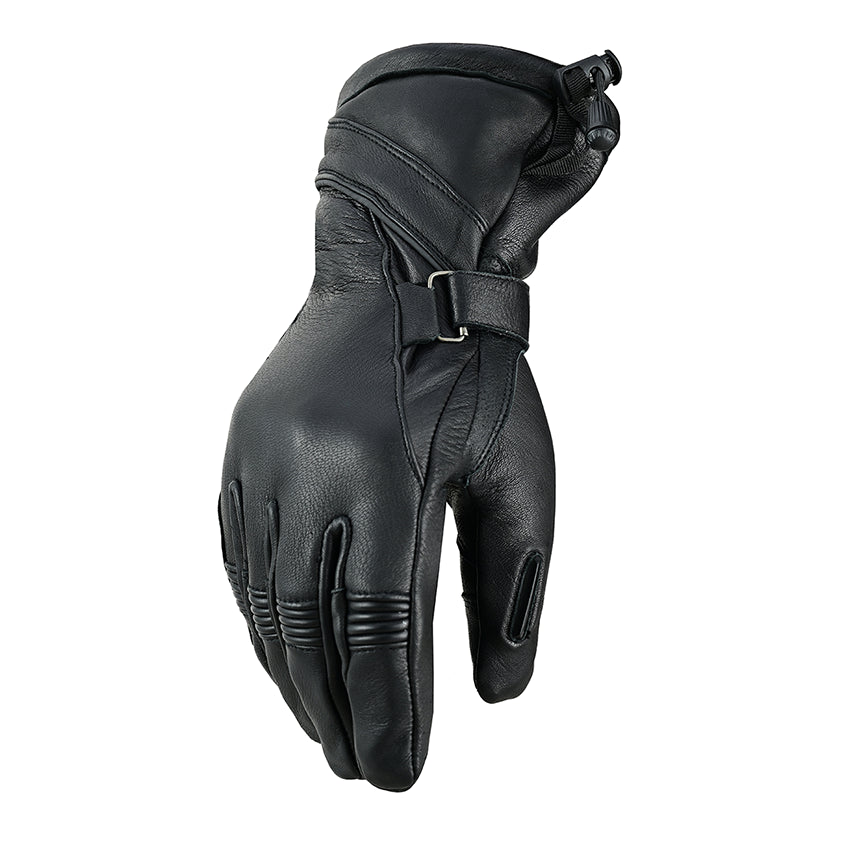 High Performance Men's Deer Skin Insulated Cruiser Gauntlet Gloves