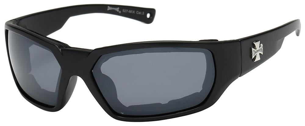 8CP927-MIX Choppers Foam Padded Sunglasses - Assorted - Sold by the D-Daniel Smart Mfg - Retail